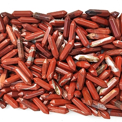 Красный Камень Натуральные целебные камни из красной яшмы, камень в форме пули с двойными концами, для балансировки рейки, 32x8 мм