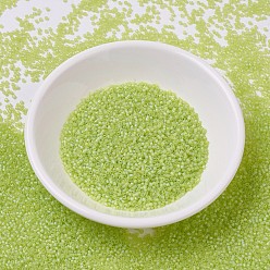 (DB0860) Матовый Прозрачный Шартрезский AB Бусины miyuki delica, цилиндр, японский бисер, 11/0, (db 0860) матовый прозрачный шрифт ab, 1.3x1.6 мм, Отверстие: 0.8 мм, о 2000 шт / бутылка, 10 г / бутылка