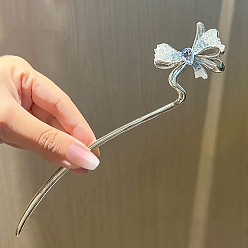 Bowknot Легированные Палочки для Волос, аксессуары для волос для женщин и девочек, бантом, 180 мм