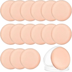 Розовое Золото Диски из чистого сплава, с пластиковой коробке, плоско-круглые, для самодельных сувенирных медалей, памятная монета, розовое золото , 40x3 мм, 16 шт / коробка