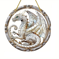 Дракон Подвесные украшения из акрила, кулон украшения, дракон, Кулон : 200 мм