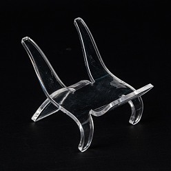 Прозрачный Многоцелевая акриловая подставка для выставки товаров, прозрачные, 3.67x3.3x2.92 см