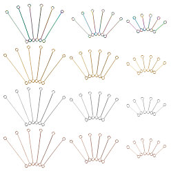 (52) Непрозрачная лаванда Вакуумное покрытие pvd 304 проушины из нержавеющей стали, двухсторонние наглазники, разноцветные, 120 шт / коробка