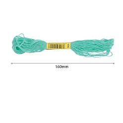 Аквамарин Нитки хлопчатобумажные швейные, аквамарин, 3 мм, около 8.57 ярдов (7.84 м) / моток