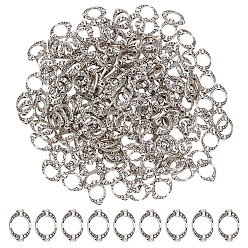 Античное Серебро 200шт. овальная оправа из сплава в тибетском стиле, без кадмия и без свинца, античное серебро, 15x10.5x3 мм, отверстие : 1 мм, 200 шт / комплект