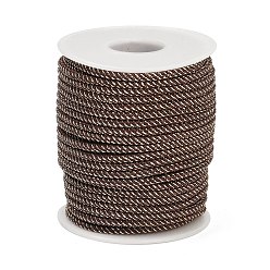 Верблюжий Нейлоновые нити, Миланские шнуры / витые шнуры, верблюжие, 3 мм, около 21.87 ярдов (20 м) / рулон