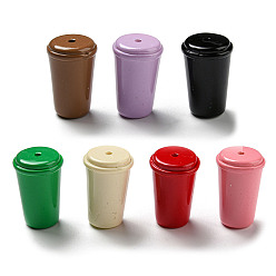 (52) Непрозрачная лаванда Выпечка краски акриловые бусины, бутылка, разноцветные, 27x17.5 мм, отверстие : 2.5 мм