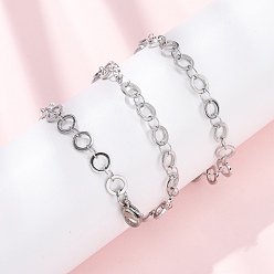 Нержавеющая Сталь Цвет 304 нержавеющая сталь 6 колье из звеньев цепи диаметром 1 мм, не тускнеет, цвет нержавеющей стали, 18.07 дюйм (45.9 см)