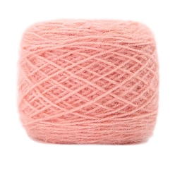 Легкий Лосось Пряжа мохер, для ткачества, вязание крючком, светлый померанцевый, 1.5~2 мм, около 150г/моток