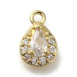 Настоящее золото 14K Латунь с микропокрытием, без кадмия, без никеля и без свинца, долговечный, слеза, реальный 14 k позолоченный, 9x7.5x3 мм, отверстие : 1.2 мм