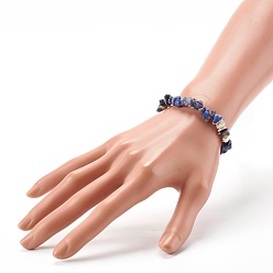 Sodalite Natural Sodalite Beads Stretch Bracelets for Children, Inner Diameter: 1-7/8 inch(4.8~5.1cm)