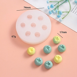 Белый Силиконовые формы для свечей с черникой своими руками, для изготовления свечей, белые, 7.4 см, Внутренний диаметр: 1.7 cm