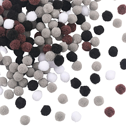 (52) Непрозрачная лаванда 400шт 4 цвета кукольный ремесло своими руками, полиэфирный жемчуг, круглые, разноцветные, 10 мм, 100 шт / цвет