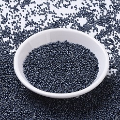 (RR2001) Матовый Темно-металлическо-серый Цвет Миюки круглые бусины рокайль, японский бисер, (rr 2001) матовая бронза, 11/0, 2x1.3 мм, Отверстие: 0.8 мм, о 1100 шт / бутылка, 10 г / бутылка