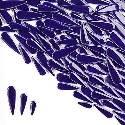 Индиго 3 стили фарфоровая мозаичная плитка в форме капли, для поделок из мозаики своими руками, рамки для картин и многое другое, индиговые, 21~40x8~12x4 мм, около 100 г / набор