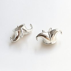 Платина Латунные булавки для шляп клоуна, для изготовления жемчуга в стиле барокко, платина, 17x8 мм