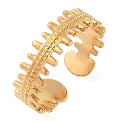 Другие Ионное покрытие (ip) 304 открытые манжеты из нержавеющей стали для женщин, реальный 14 k позолоченный, 6 мм, регулируемый