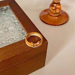 (932FM) Темно-синий аква-матовый с подкладкой Кольца из смолы для женщин, форма кошки, темно-золотистые, внутренний диаметр: 17 мм