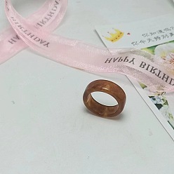 Сиена 1пальцевые кольца из акрила для женщин, цвет охры, размер США 6 (16.5 мм)