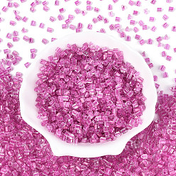 Камелия Прозрачные внутри цветные стеклянные бусины, треугольные, камелия, 3.4x3.4~3.8x3.4~3.8 мм, отверстие : 1 мм, Около 7500 шт / фунт