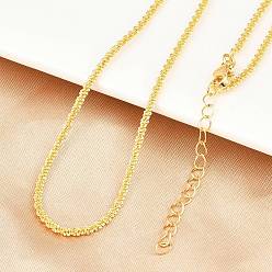 Настоящее золото 18K 2мм латунные цепочки для женщин, стойки покрытие, долговечный, без свинца и без кадмия, реальный 18 k позолоченный, 17.83 дюйм (45.3 см)