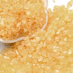 Золотистый Светящаяся поделка из битого стекла, стеклянная крошка неправильной формы, для украшения сада наполнителем для вазы своими руками, золотые, 4.5~11.5x1.5~3x2.5 мм