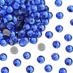 30050 Sapphire Камни preciosa® crystal hotfix с плоской основой, чешский хрусталь, круглый(438 11 612 шатон роза вива 12 ®), 30050 сапфир, ss 8 (2.3~2.5 мм)