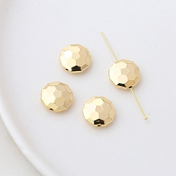 Octagon Spacer бисер латунные, золотые, восьмиугольник, 13x12 мм, отверстие : 2 мм
