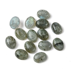 Larvikite Labradorite cabochons naturales, oval, 8~8.5x6~6.5x2.5~3.5 mm