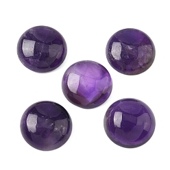 Аметист Природный аметист кабошонов, полукруглые / купольные, 20x7~8 мм
