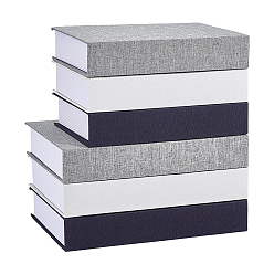 (52) Непрозрачная лаванда 6шт. 6 стили, фальшивая книга, модель, имитация книги, Домашняя жизнь книжная полка опора дисплей украшения, разноцветные, 220~255x160~190x42 мм, 1 шт / стиль