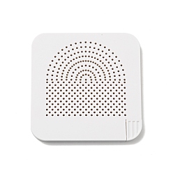 Белый Комплект приспособлений для проволоки своими руками, пластина из абс с палочками из цинкового сплава, ювелирный инструмент, квадратный, белые, 10.5x10.5x0.75 см