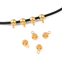 Настоящее золото 24K 304 дуги из нержавеющей стали, петля под залог, бейлы, рондель, реальный 24 k позолоченный, 9x6x4.5 мм, отверстие : 1.6 мм, Внутренний диаметр: 3 мм.