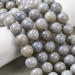 Природный Драгоценный Камень Природных драгоценных камней бисер нитей, круглые, 11~11.5 мм, отверстие : 1.2 мм, около 36 шт / нитка, 15.75 дюйм (40 см)