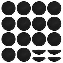 Черный 9 пары полиэстеровых круглых вкладышей для бюстгальтера, для спортивного бюстгальтера чашки купальник, чёрные, 113x5 мм