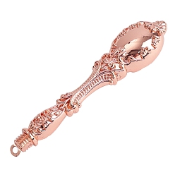 Rose Gold Alloy Handles, for Wax Seal Stamp, Wedding Invita, Rose Gold, 91.5x22.5x13.5mm