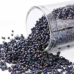 (86F) Opaque AB Frost AB Iris Toho perles de rocaille rondes, perles de rocaille japonais, (86 f) opaque ab gel ab iris, 15/0, 1.5mm, Trou: 0.7mm, environ 135000 pcs / livre