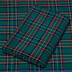 Dark Slate Gray 1M Tartan Pattern Cotton Fabric, for Clothing Accessories, Dark Slate Gray, 1450x0.5mm