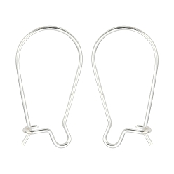 Серебро 925 серьги из серебра из серебра, серебряные, 20x9.5 мм , штифт: 0.7 мм