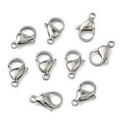 Нержавеющая Сталь Цвет Устойчивы к потускнению 304 застежки-клешни из нержавеющей стали, застежки на спусковой крючок, цвет нержавеющей стали, 17x10.5x5 мм, отверстие : 2.2 мм