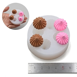 Cone Cookies DIY Food Grade Silicone Fondant Molds, for Chocolate Candy Making, Cone, 60mm