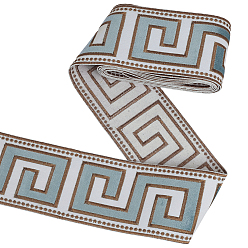 Аква Лента из жаккардовой сетки 3m из полиэстера, синельная лента, аксессуары для одежды, украшение занавеса, вода, 3-3/4 дюйм (94 мм)