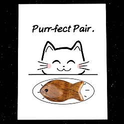 Тигровый глаз Натуральный тигровый глаз резные фигурки орнамент, для домашнего украшения рабочего стола, Подарочная карта своими руками с вдохновением, рыба, 20x38 мм