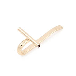 Настоящее золото 14K Латунный трансфер, реальный 14 k позолоченный, 30x15x10.5 мм, отверстие : 1.5 мм