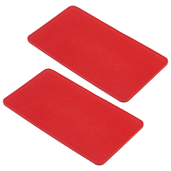 (123L) Белый крем непрозрачный блеск Прямоугольное фетровое дно сумки, для вязания сумки, женские сумки ручной работы поделки аксессуары, огнеупорный кирпич, 28x15.4x0.7 см