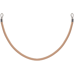 Верблюжий Круглые ручки для сумок из искусственной кожи, с поворотными застежками сплава, платина, верблюжие, 608x9.5 мм