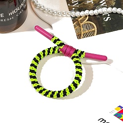 Желтый Связей ткани волос, аксессуары для волос для женщин и девочек, желтые, 85x70 мм