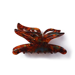 Темно-Красный Заколки для волос из пвх, бабочка, темно-красный, 96x82x48 мм