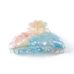 Cloud Заколки для волос из пвх, для женщин девушек, облако, 45x81x40 мм