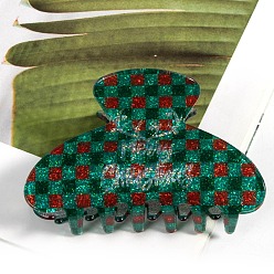 Deer Christmas Theme Plastic Claw Hair Clips, Deer, 86x52x43mm